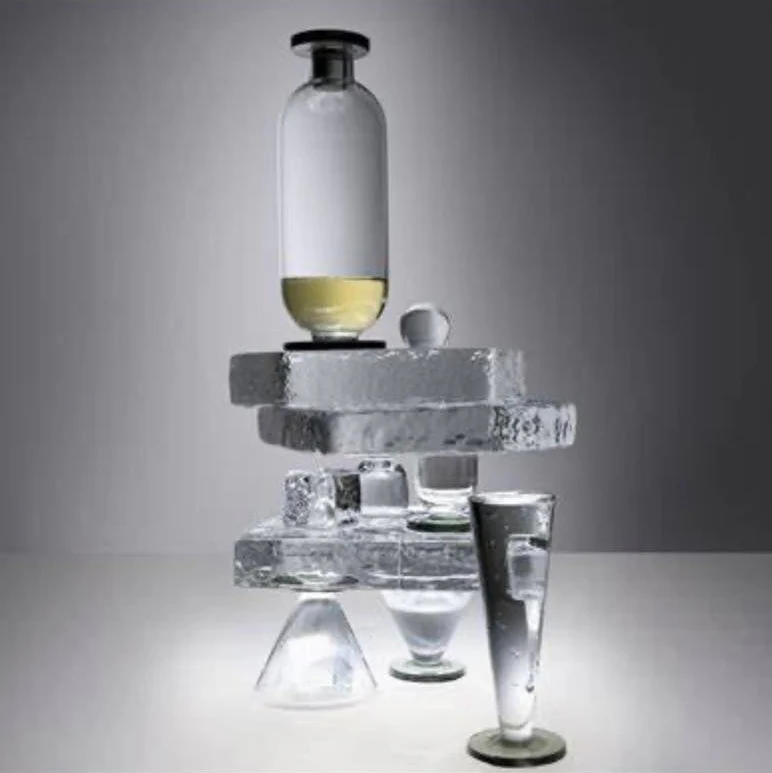 Tom Dixon Decanter - Black Stopper and Base - Image 3