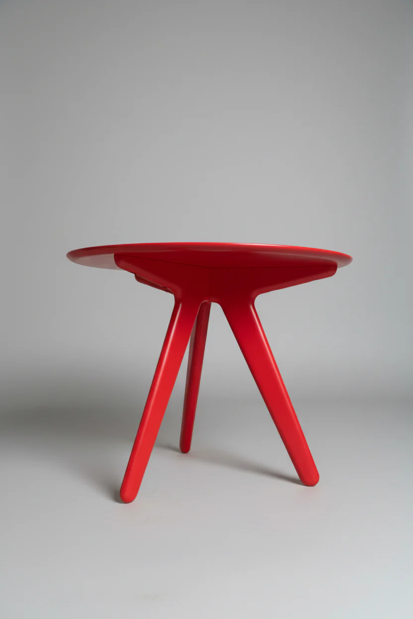 Tom Dixon Slab Table – Rare Red Finish - Image 3